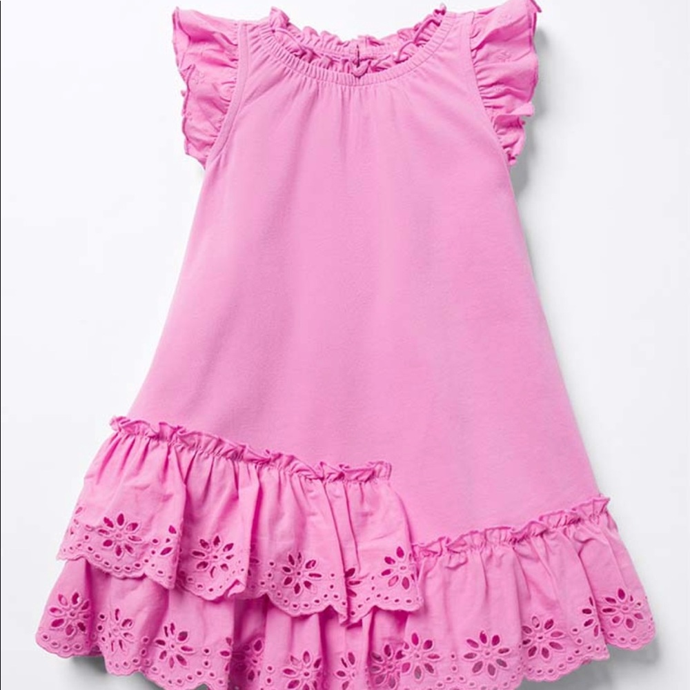 Matilda Jane Stella Eyelet and Ruffle Dress